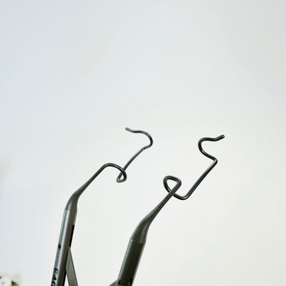 STORZ E4065A Lieberman Speculum Angled 17mm open blades, 3.4 inch Instrument