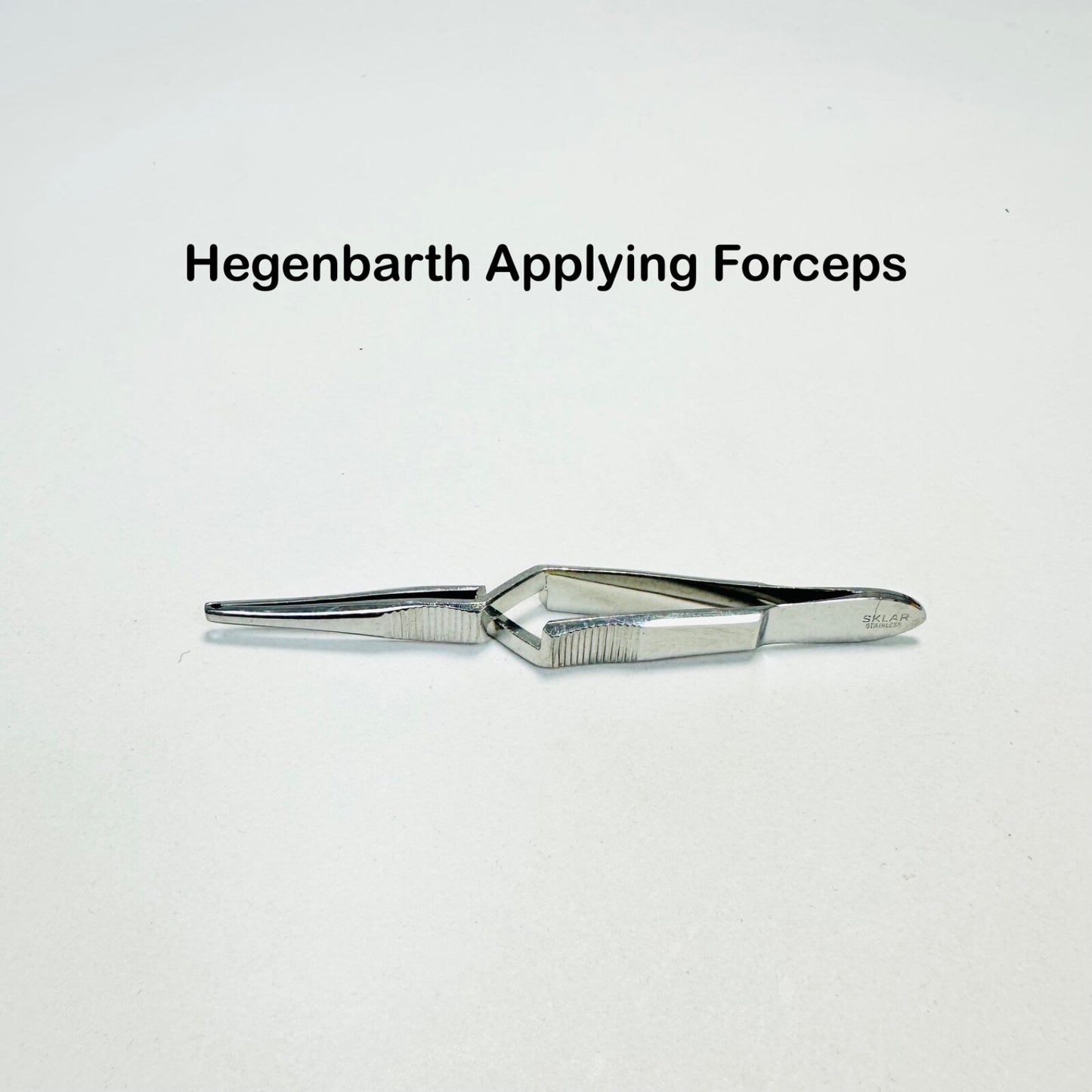 SKLAR Hegenbarth Applying Forceps 5" , 3-4 TEETH Instrument