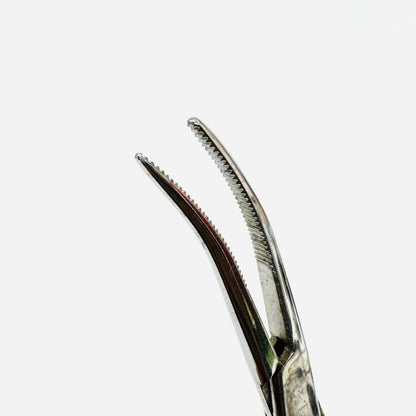 Codman 32-4160 DANDY Scalp Hemostatic Forceps, curved 5 1/2" (140mm) Instrument