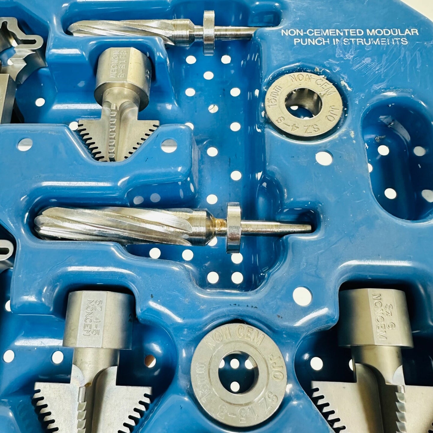 Depuy Orthopedics Non Cemented Modular Punch Instruments AS IS ( NO LID )