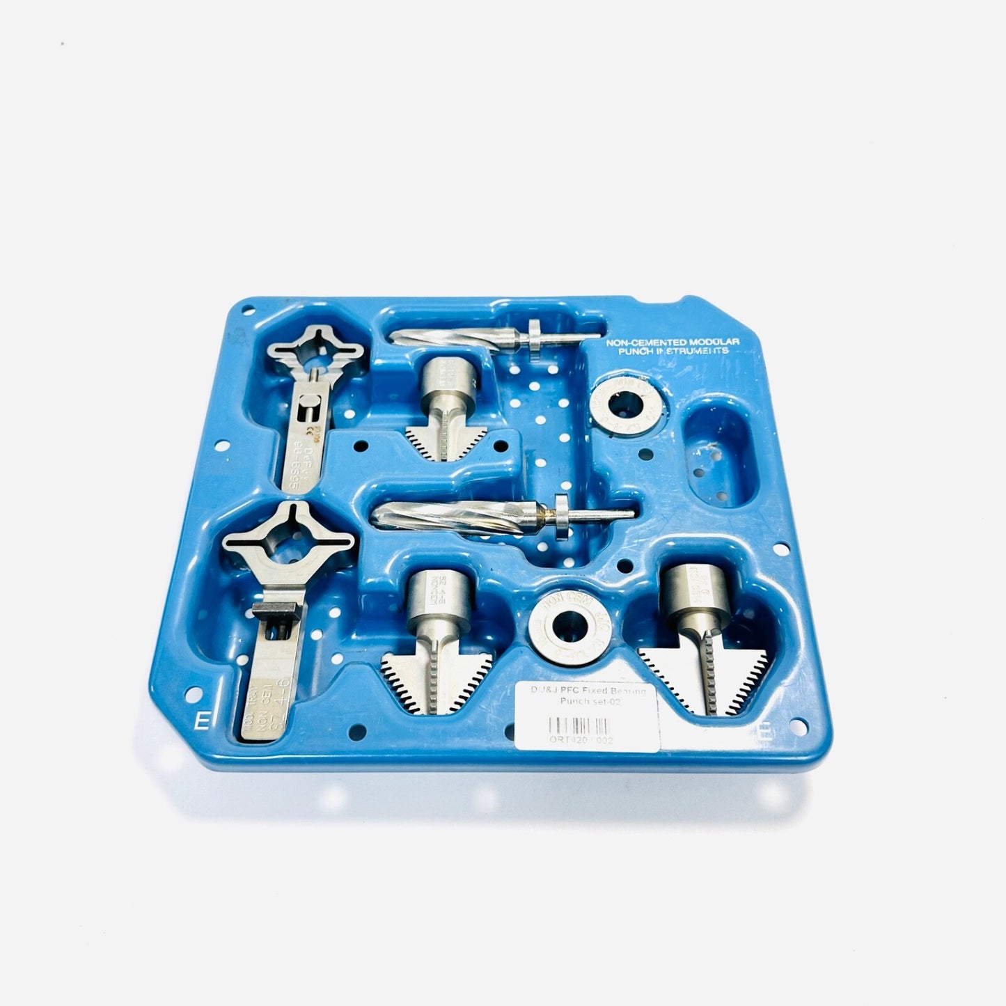 Depuy Orthopedics Non Cemented Modular Punch Instruments AS IS ( NO LID )
