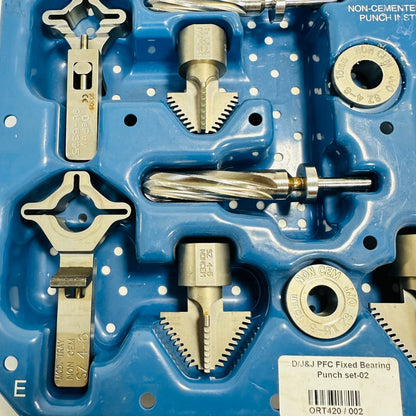 Depuy Orthopedics Non Cemented Modular Punch Instruments AS IS ( NO LID )