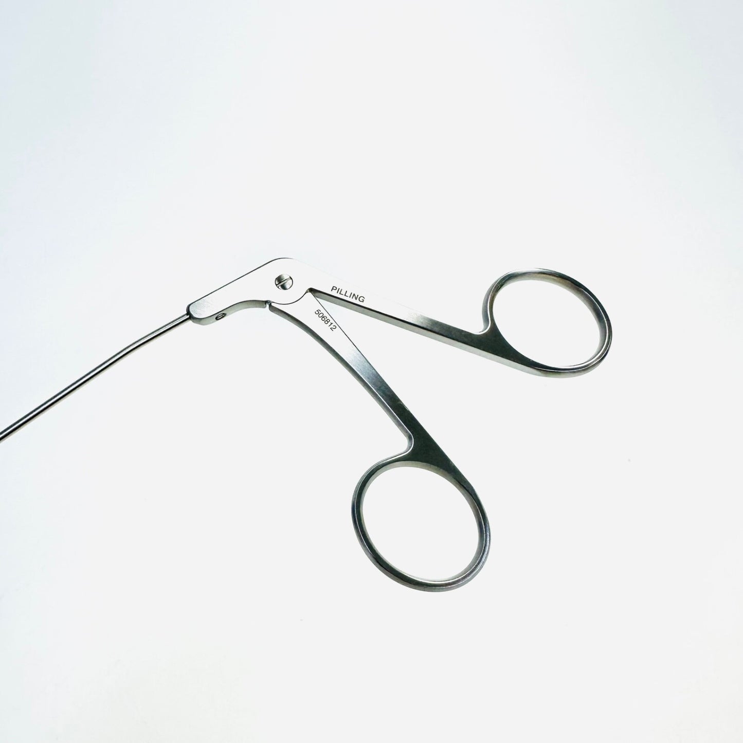 PILLING 506812 Feder-Ossoff Micro-Laryngeal Scissors Straight, Vertical, 9"