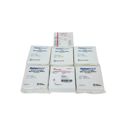 Fisherbrand / Cardinalhealth / Surgipath Microscope Slides Lot Of 7 Pack