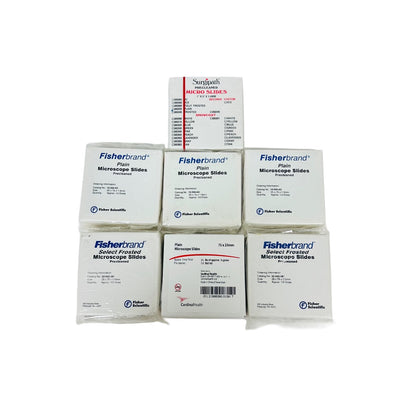 Fisherbrand / Cardinalhealth / Surgipath Microscope Slides Lot Of 7 Pack