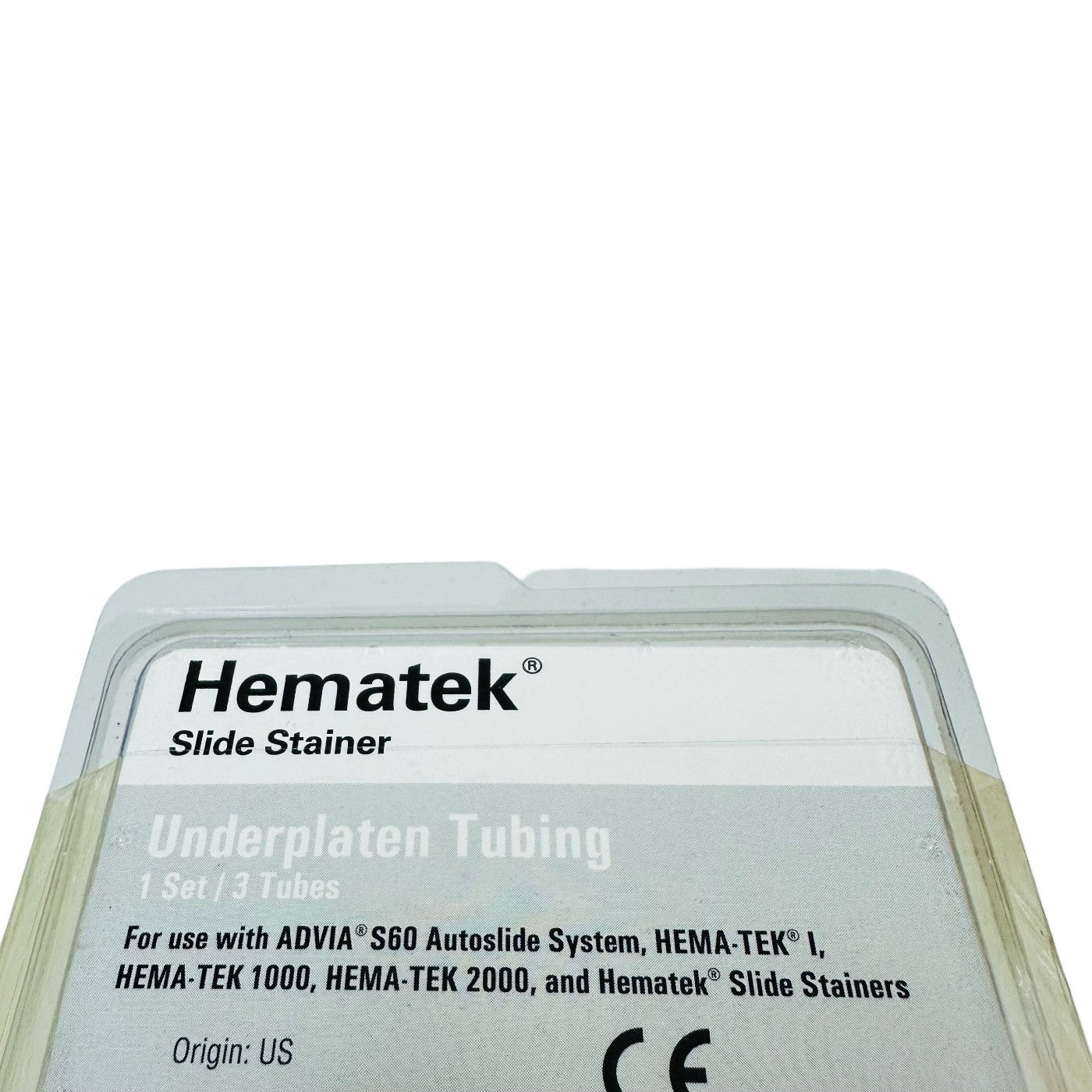 Siemens 05854863 / 4484A Hematek Slide Stainer Underplaten Tubing 3 Tubes / Pack