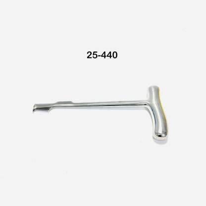 MILTEX 25-440 Lebsche Sternum Knife 9-3/4", 25mm Blade Instrument