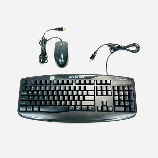 GE STK503 Seal Shield Medical Grade Keyboard W/ Mouse ( LOT OF 5 )