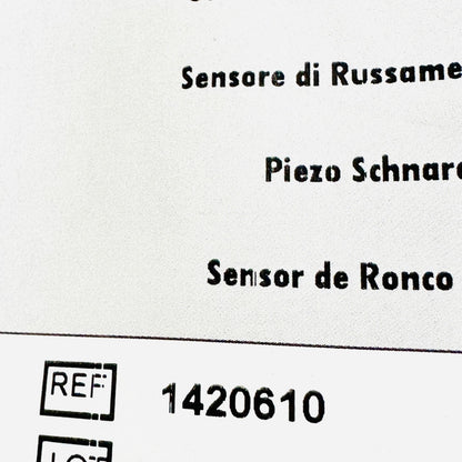 Natus 1420610 Flexible Thermo-Plastic Disc White Piezoelectric Snore Sensor