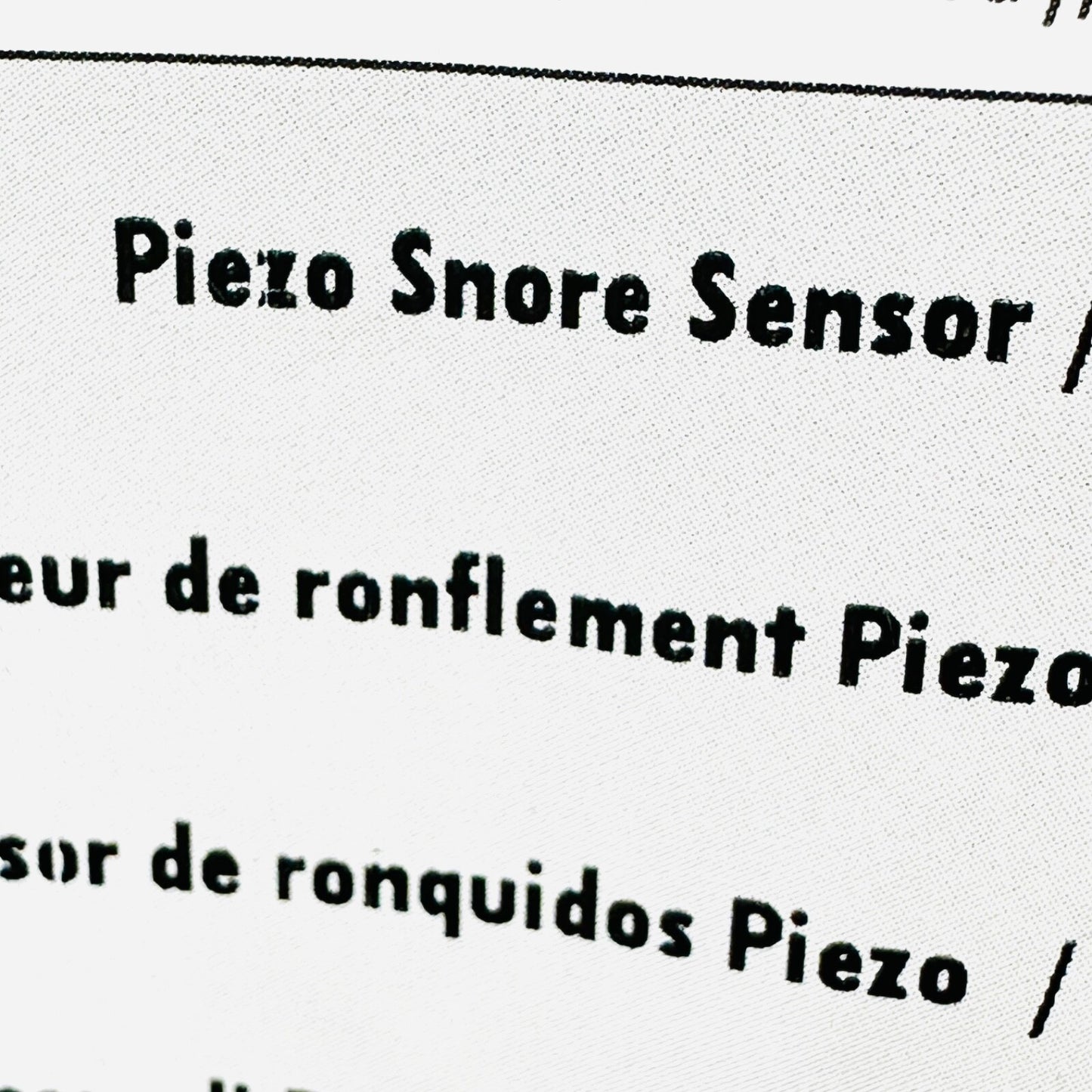 Natus 1420610 Flexible Thermo-Plastic Disc White Piezoelectric Snore Sensor