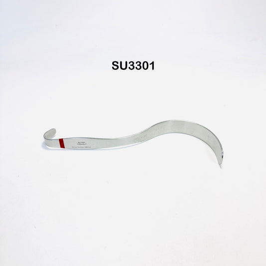 V. Mueller SU3301 Deaver Retractor, 10" Length x 1" Wide Instrument