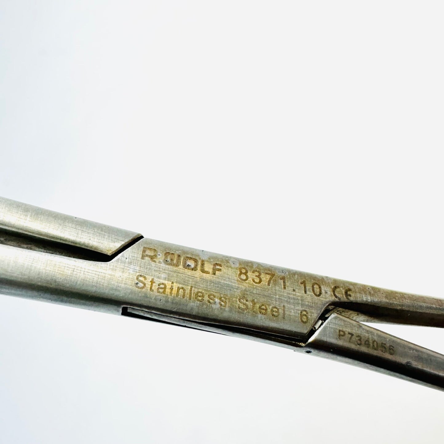 R. Wolf 8371.10 Grasping Forceps Wl 100 Mm With Four Spherical Teeth Instrument