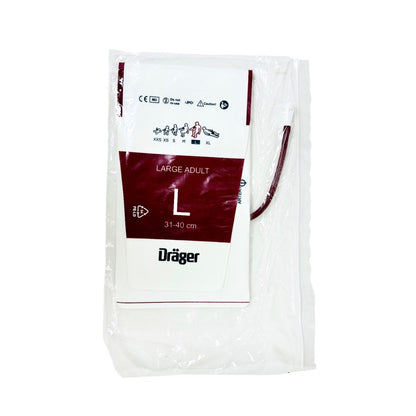 Draeger MP00931 NBP Single Use Cuffs, 31-40cm , Large Adult  10/Pack (NEW)