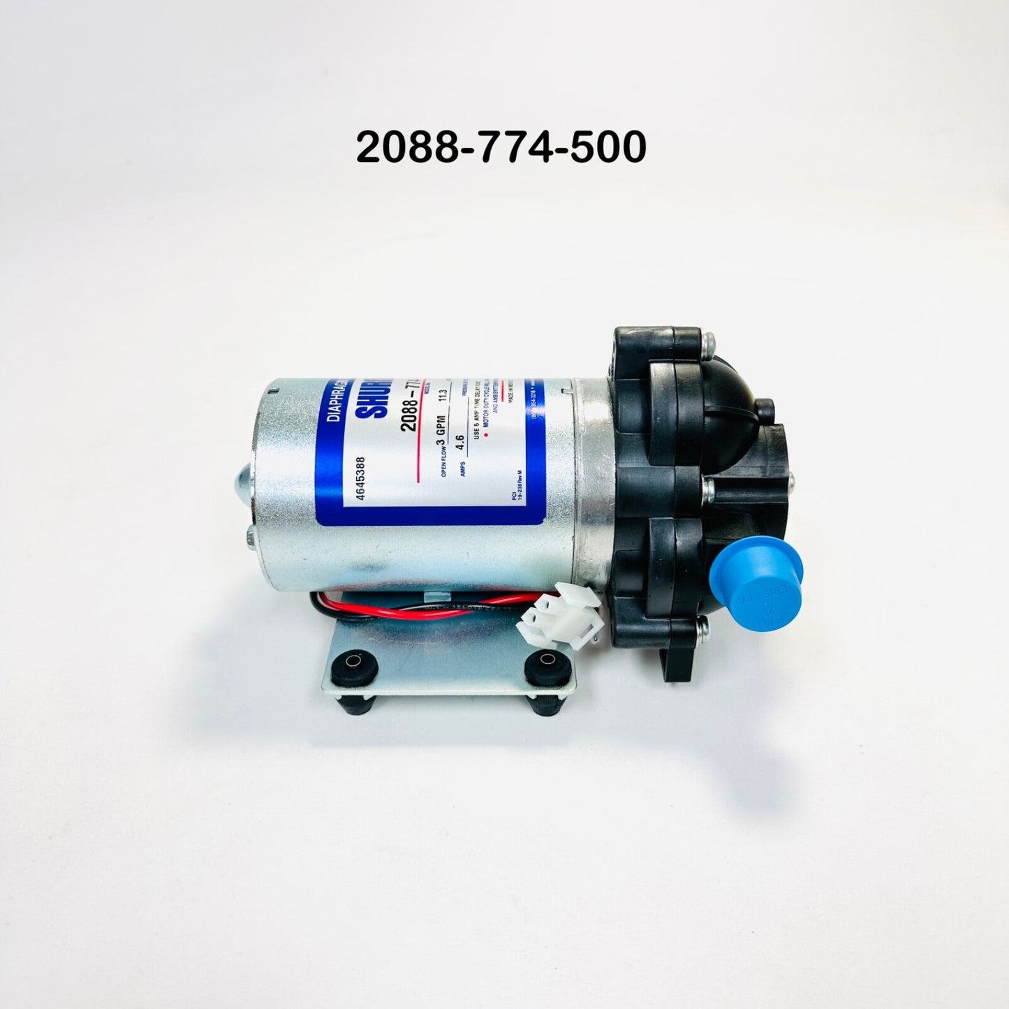 Shurflo 2088-774-500 Diaphragm Pump - 24 VDC As Is