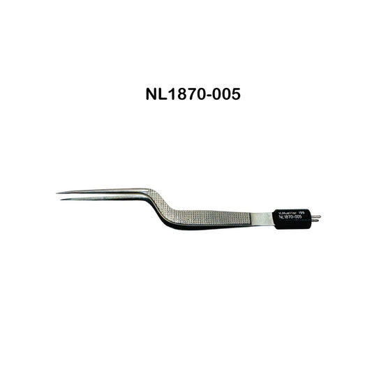 V. Mueller NL1870-005 Fox Bipolar Forceps Straight, 0.5mm Wide, 6-1/4"