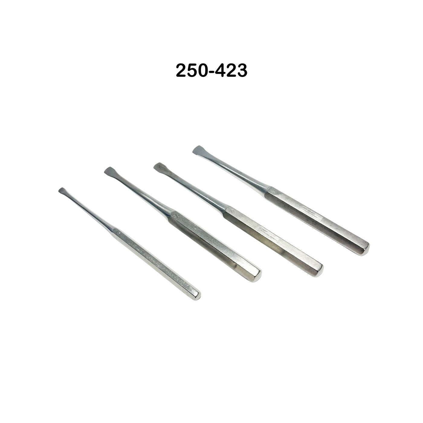 Integra Jarit 250-423 Key Elevator 7-1/2" Instrument (1/2", 1/4", 3/8") Lot Of 4