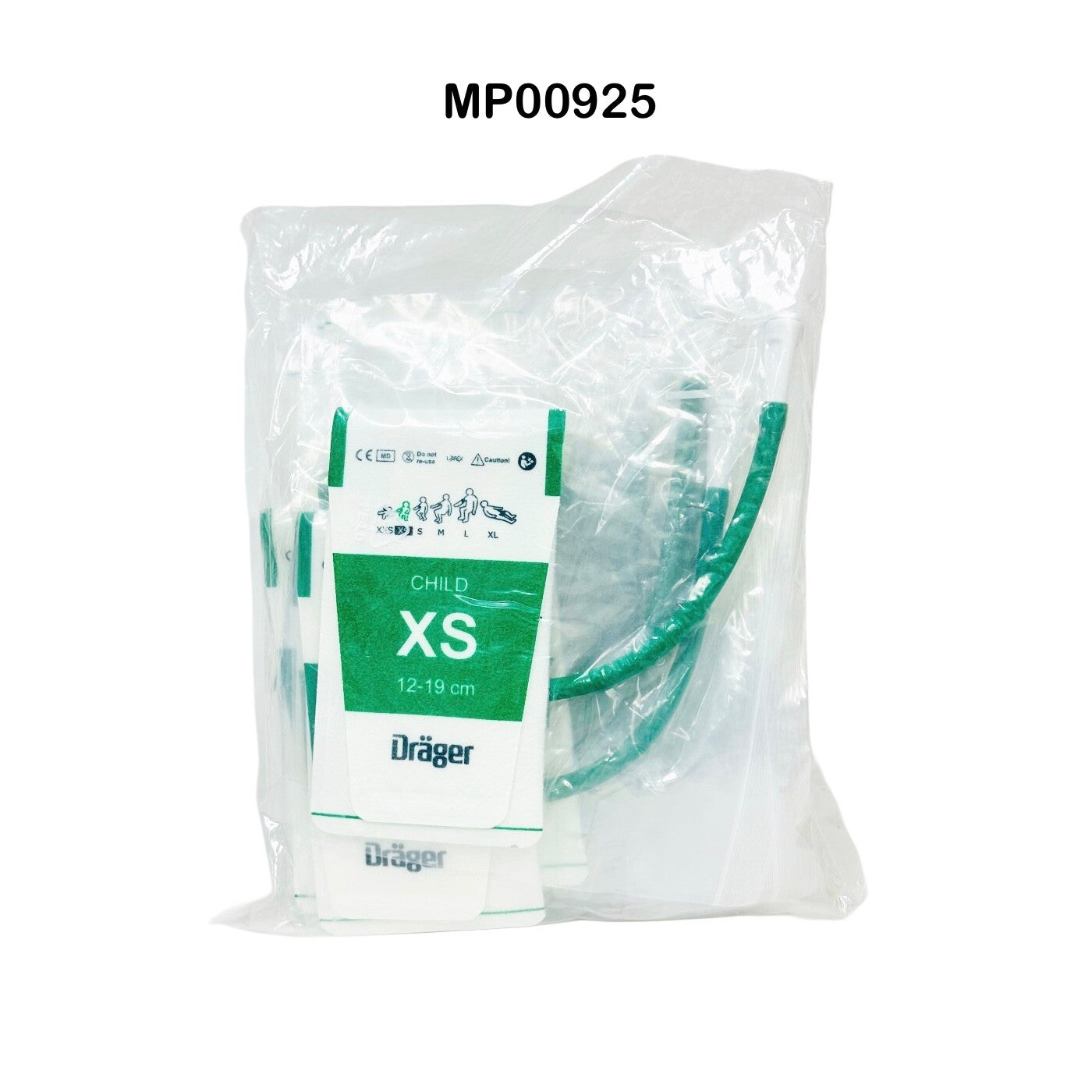 Draeger MP00925 NBP Cuff XS, 12-19cm, 10/Pack