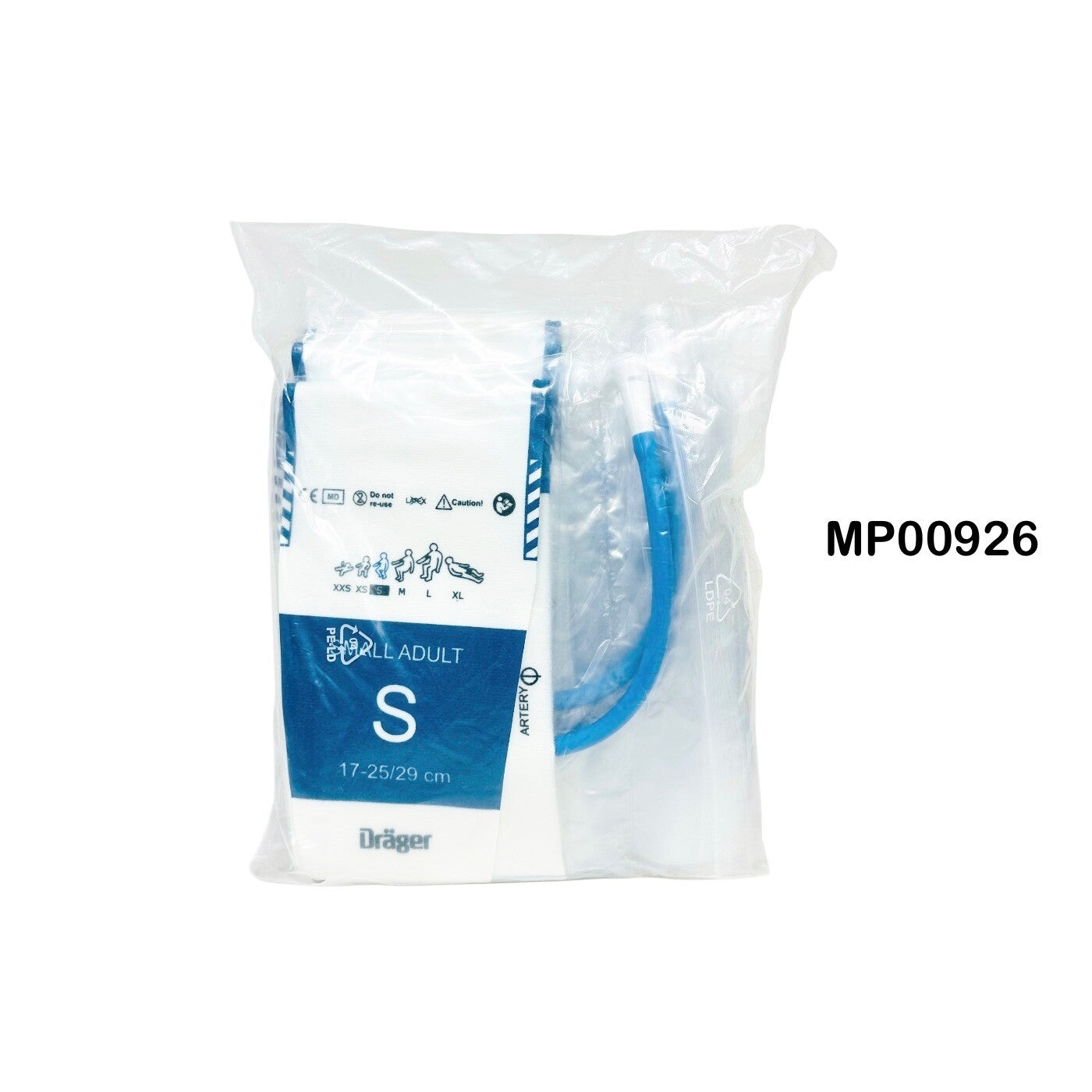 Draeger MP00926 NBP Cuff S, 17-25 / 29cm, 10/Pack