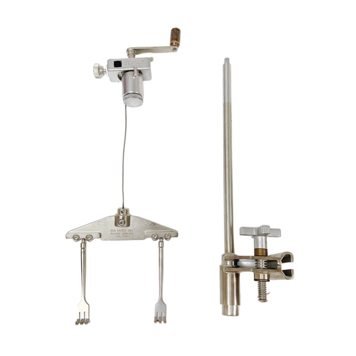 Rultract / Pemco 4100-IMR Skyhook Retractor Ratchet Assembly W/ Post Clamp