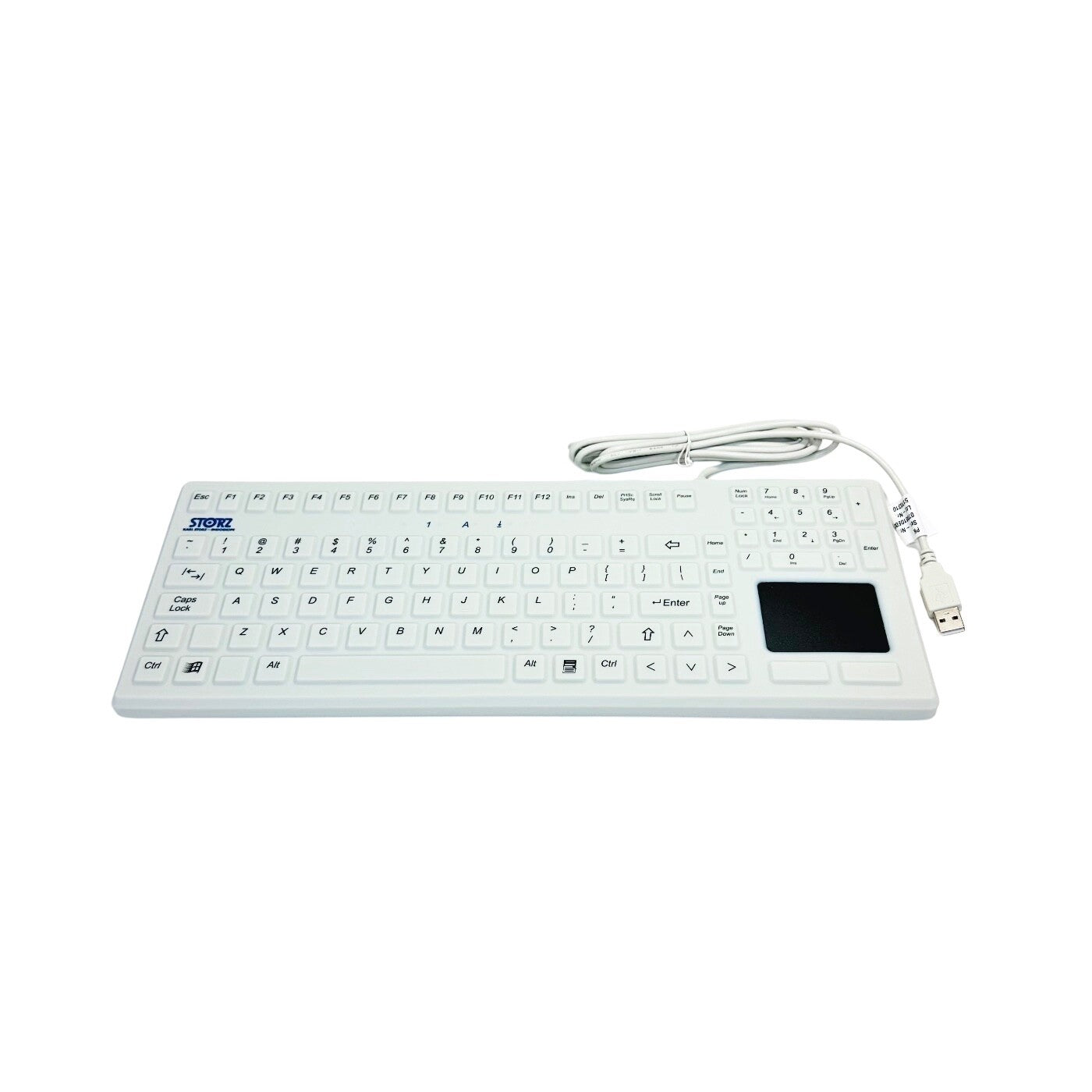 STORZ 20040240US USB silicone keyboard with touchpad, US