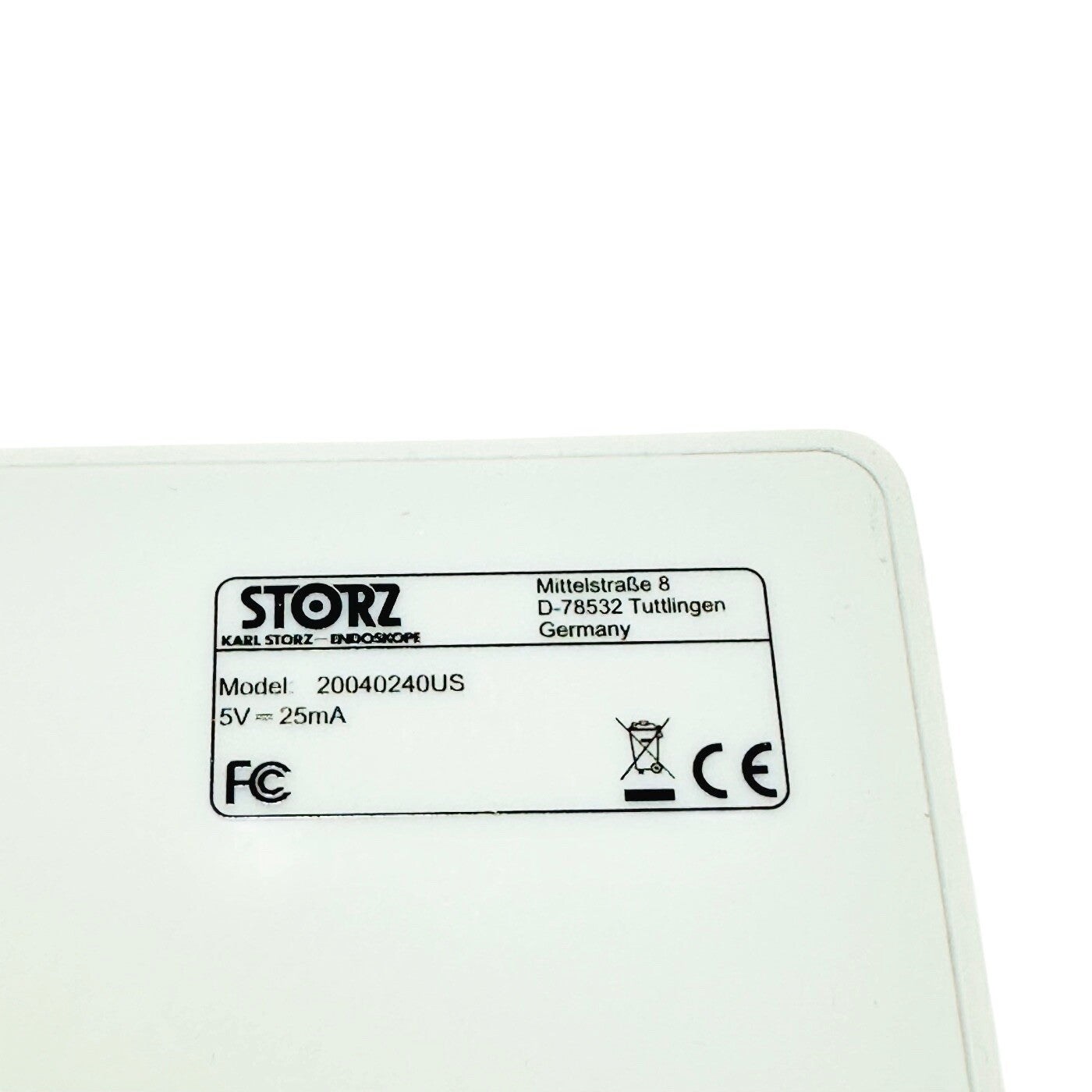 STORZ 20040240US USB silicone keyboard with touchpad, US