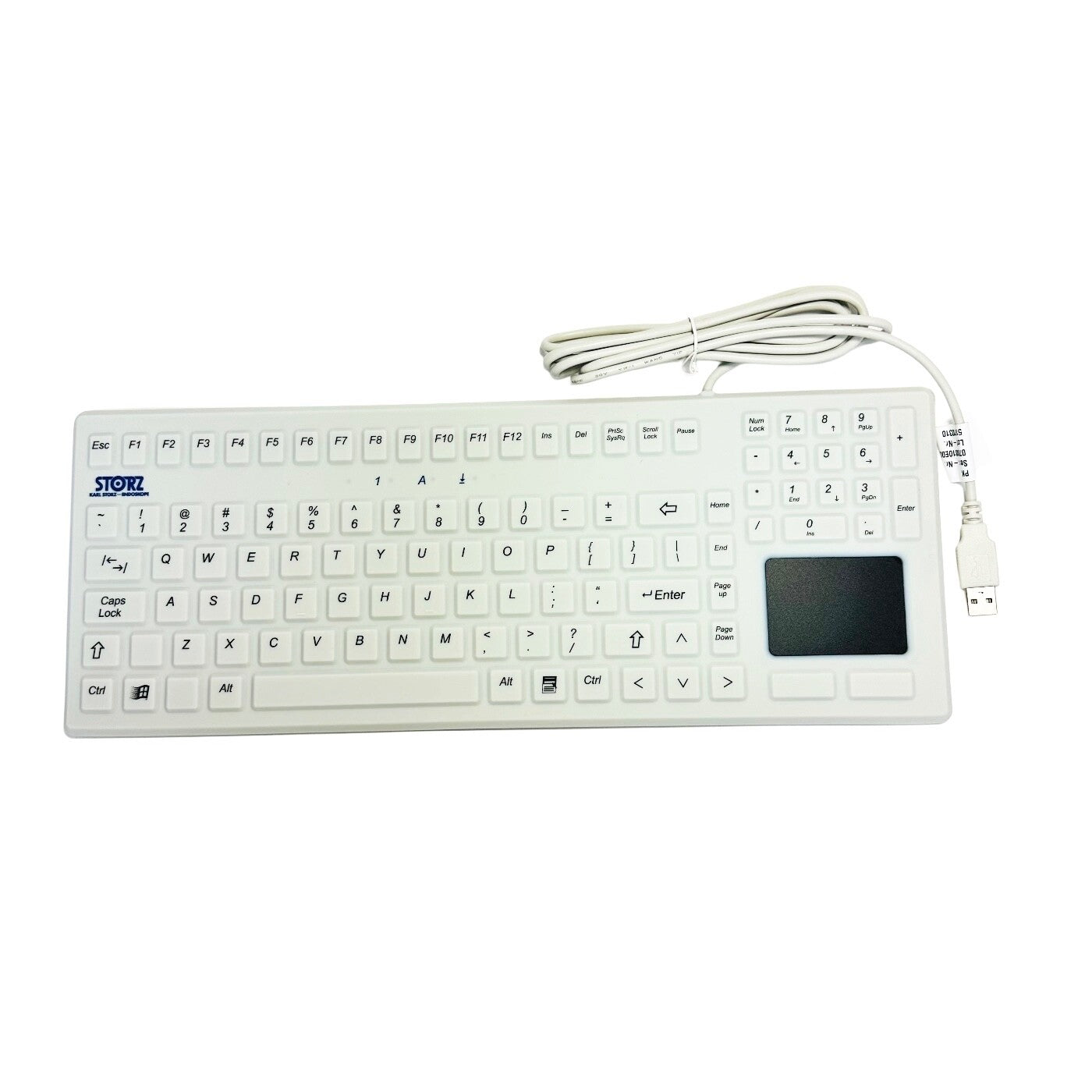 STORZ 20040240US USB silicone keyboard with touchpad, US