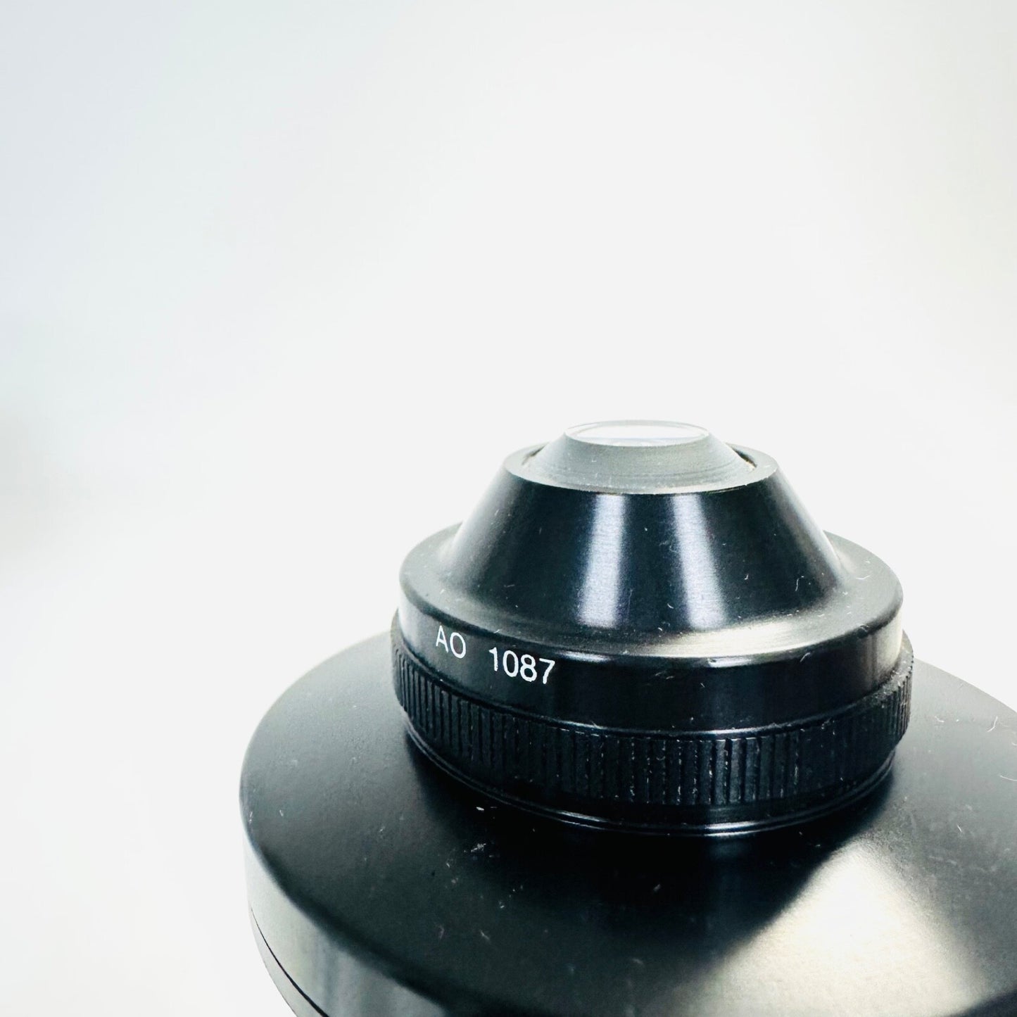 American Optical 1087 N.A. 1.25 Abbe Aspheric Substage Microscope Condenser