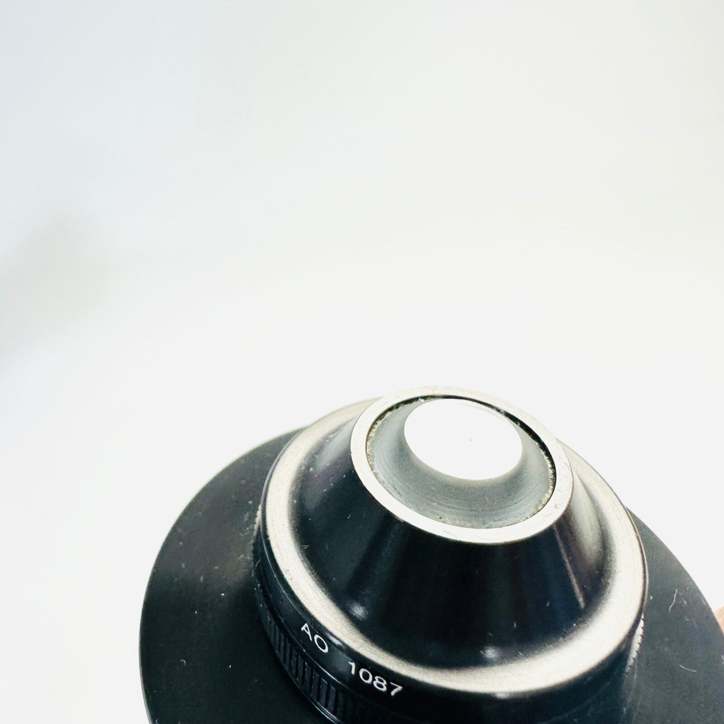 American Optical 1087 N.A. 1.25 Abbe Aspheric Substage Microscope Condenser