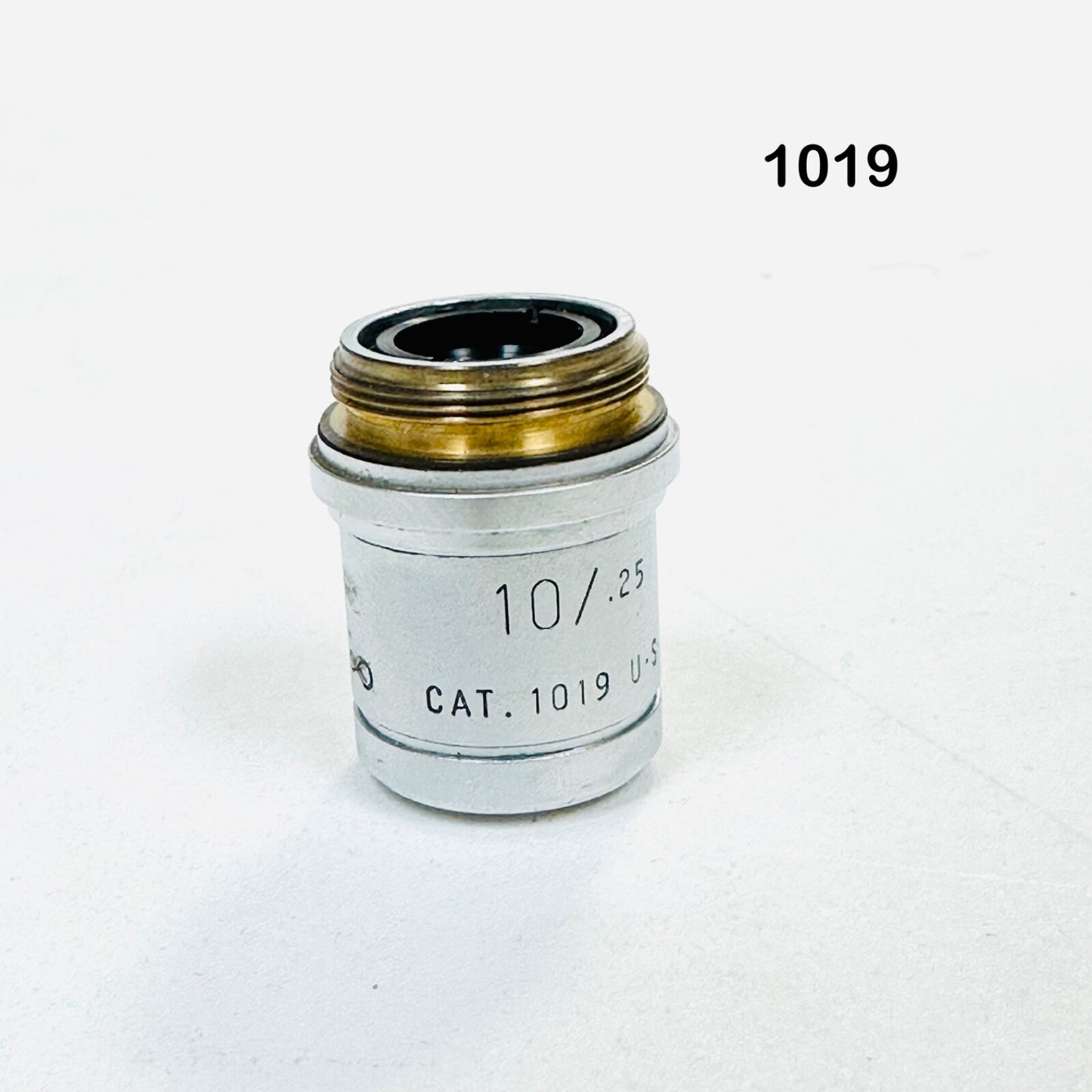 american optical 1019 PLAN ACHRO 10/.25 Microscope Objective