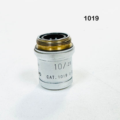 american optical 1019 PLAN ACHRO 10/.25 Microscope Objective