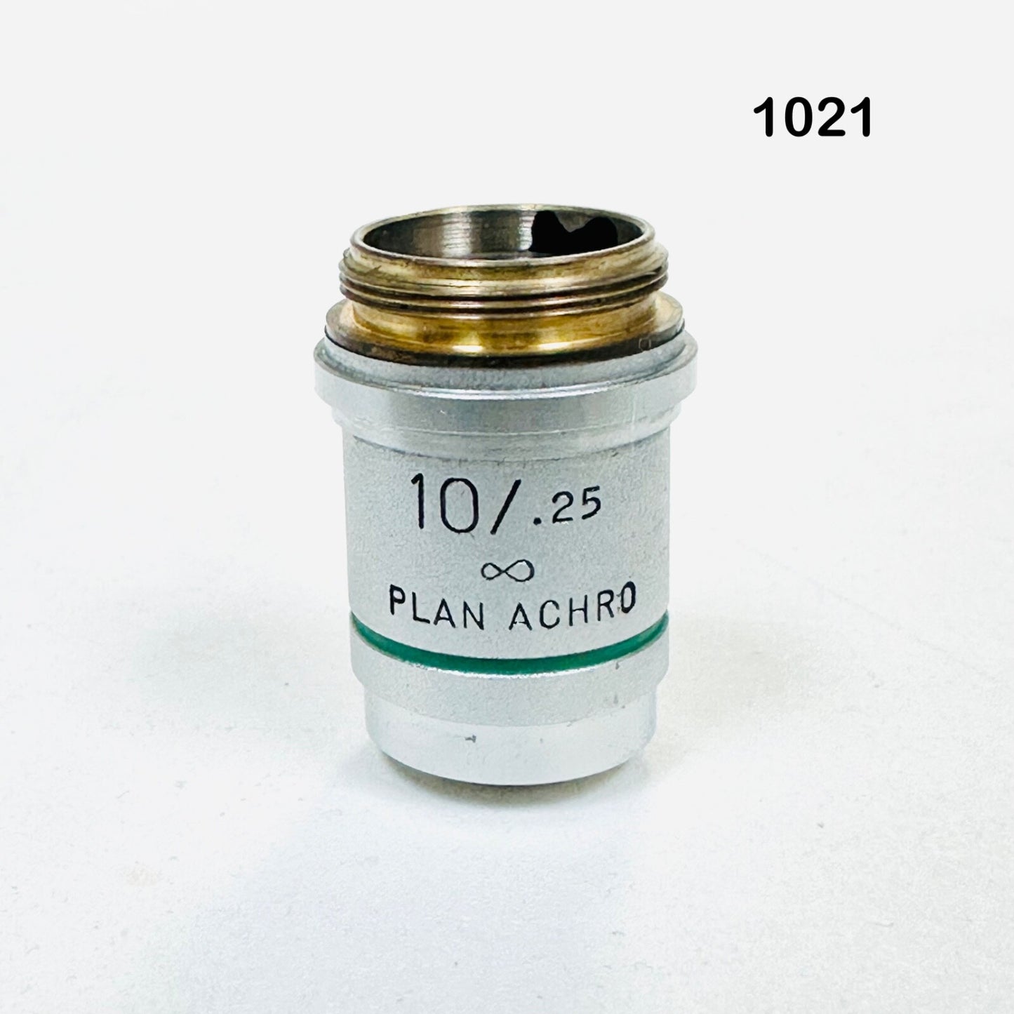 american optical 1021 PLAN ACHRO 10/.25 Microscope Objective