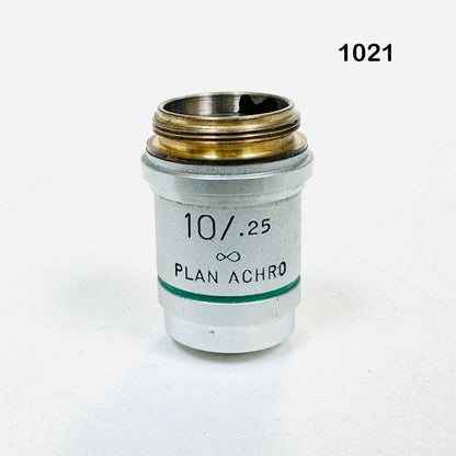 american optical 1021 PLAN ACHRO 10/.25 Microscope Objective