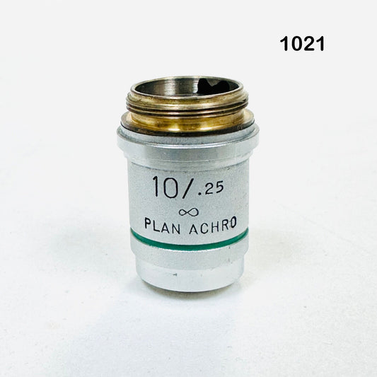 american optical 1021 PLAN ACHRO 10/.25 Microscope Objective