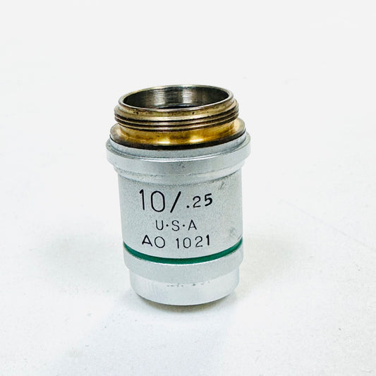 american optical 1021 PLAN ACHRO 10/.25 Microscope Objective