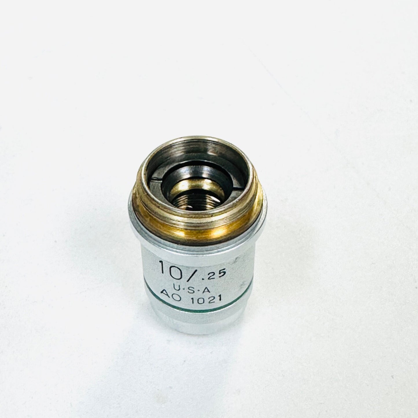 american optical 1021 PLAN ACHRO 10/.25 Microscope Objective
