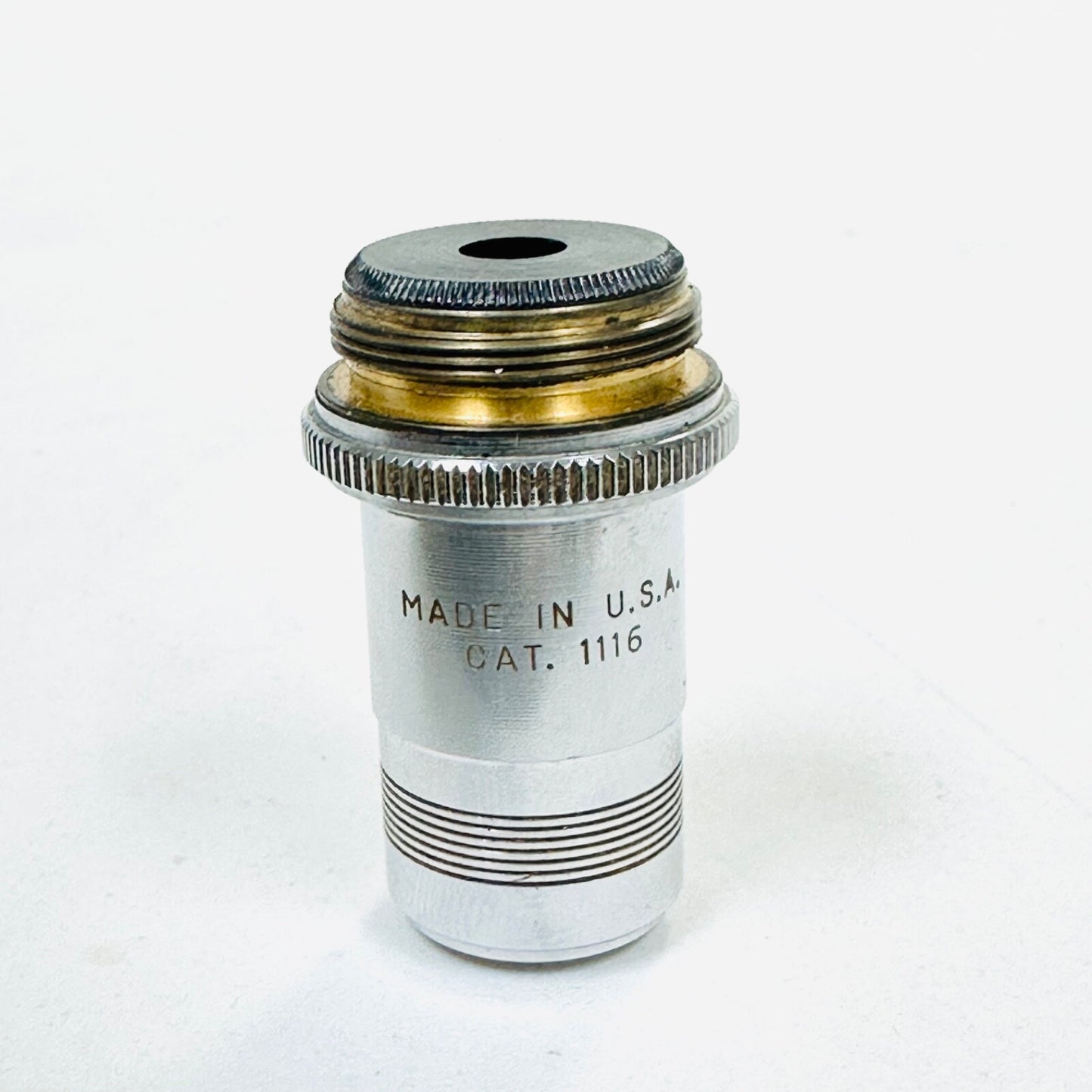 AO Spencer 1116  45X N.A. .66 Microscope Objective Lens Made in USA