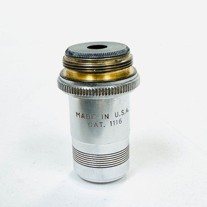AO Spencer 1116  45X N.A. .66 Microscope Objective Lens Made in USA