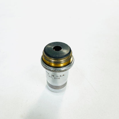 AO Spencer 1116  45X N.A. .66 Microscope Objective Lens Made in USA