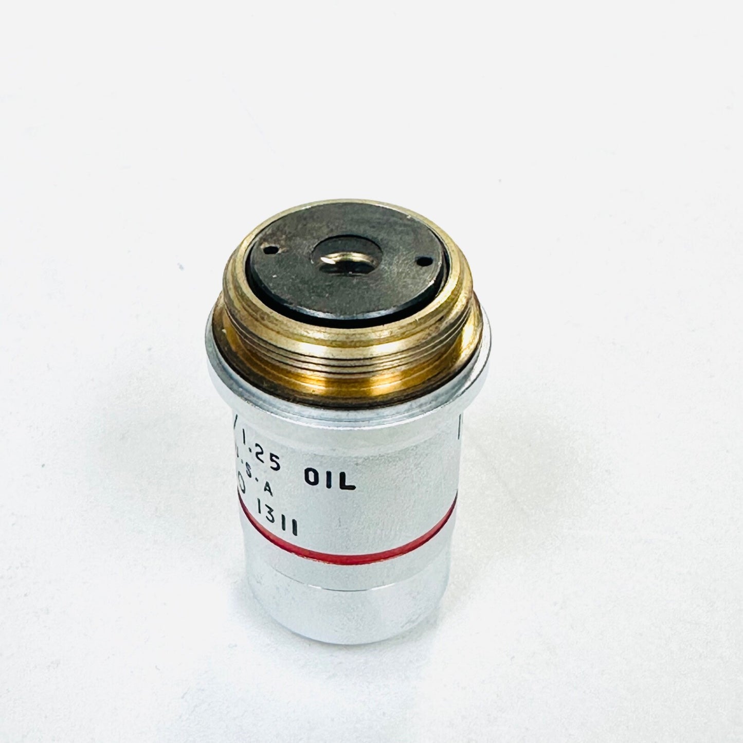 AO 1311  100/1.25 0IL PLAN ACHRO Microscope Objective Lens Made in USA