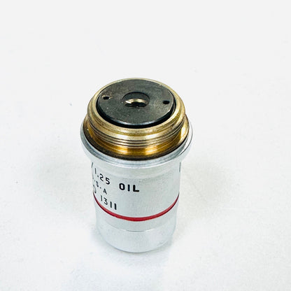 AO 1311  100/1.25 0IL PLAN ACHRO Microscope Objective Lens Made in USA