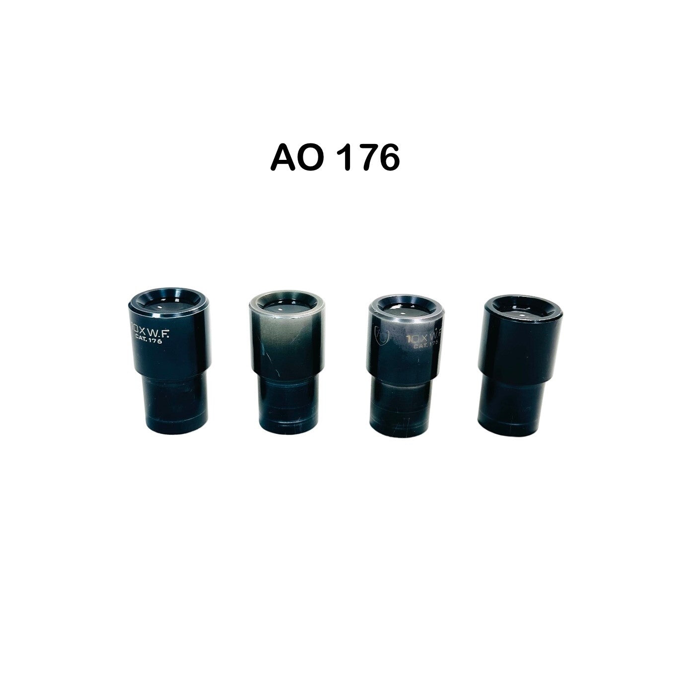 American Optical / AO 10x W.F. # 176 Eyepiece ( LOT OF 4 )