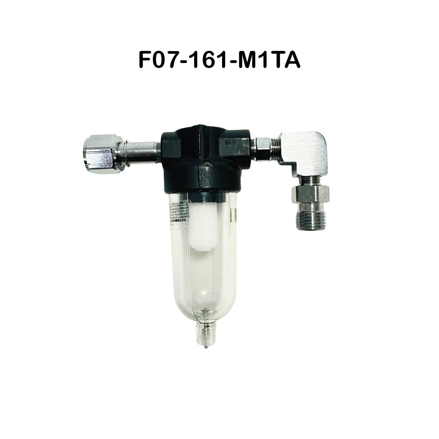 Norgren F07-161-M1TA Filter, 1/8" PTF Port, Polycarbonate, Manual, 5um, 150psi