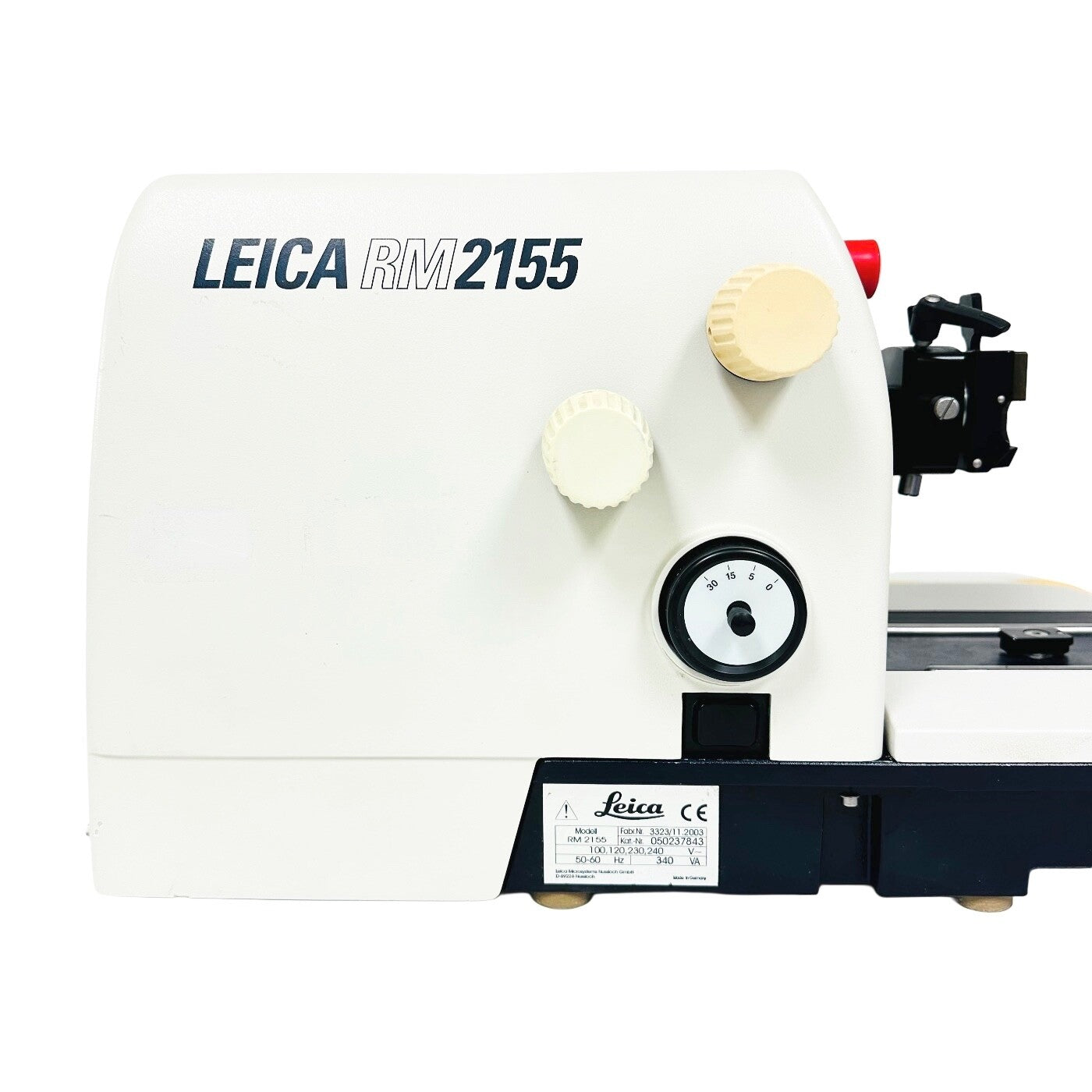 Leica RM2155 Rotary Microtome W/O Footpedal