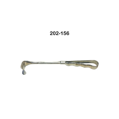 Jarit 202-156 Richardson Retractor Medium Blade 1" x 1-1/4",  10-5/8" Instrument