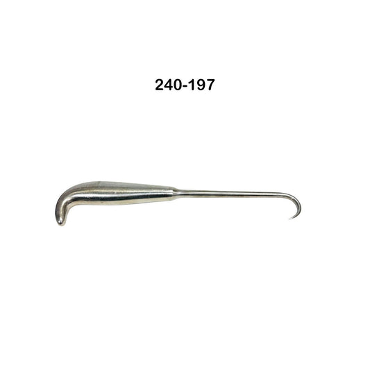 Jarit Integra 240-197 Curved Bone Hook 3/4" Hook, 9" Instrument