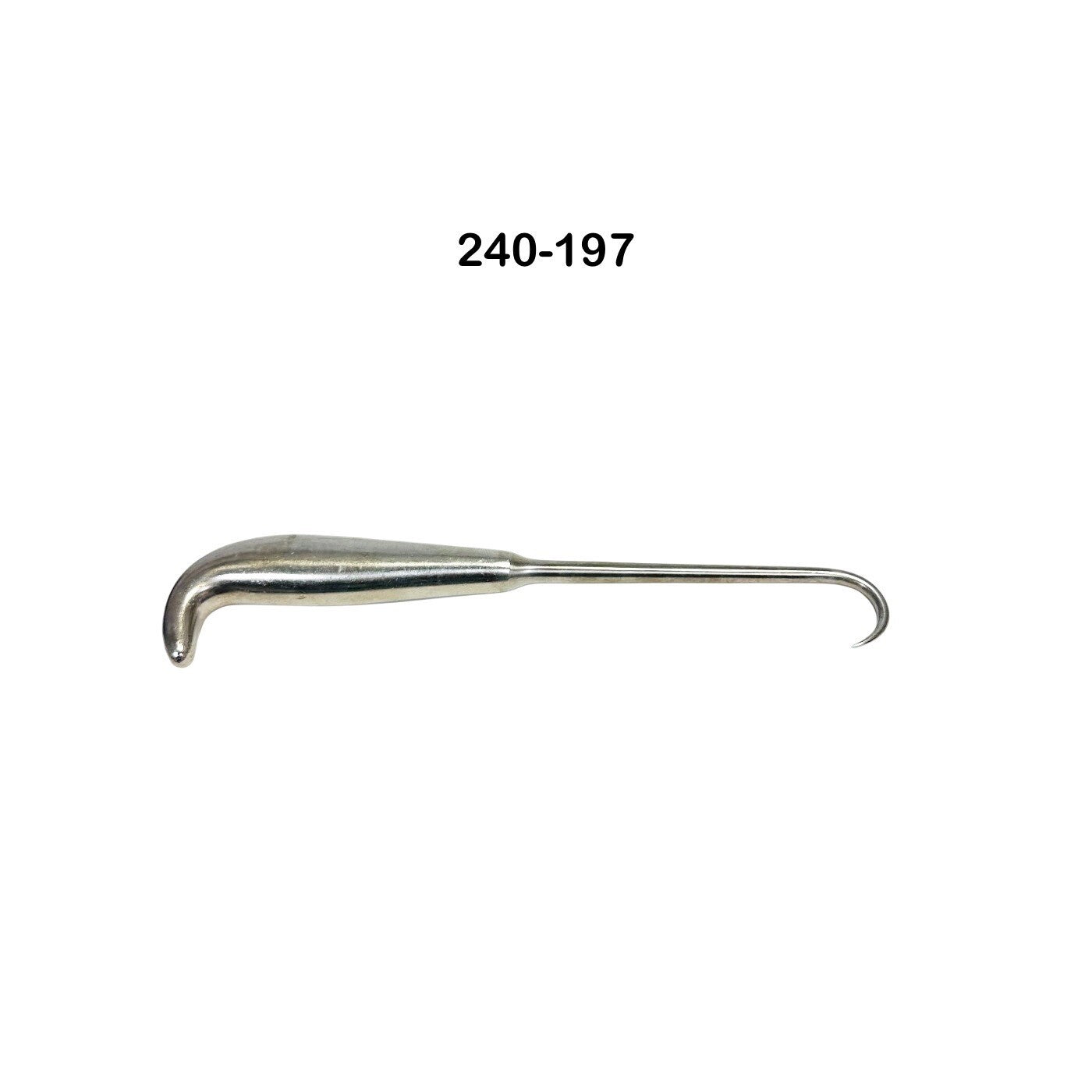Jarit Integra 240-197 Curved Bone Hook 3/4" Hook, 9" Instrument