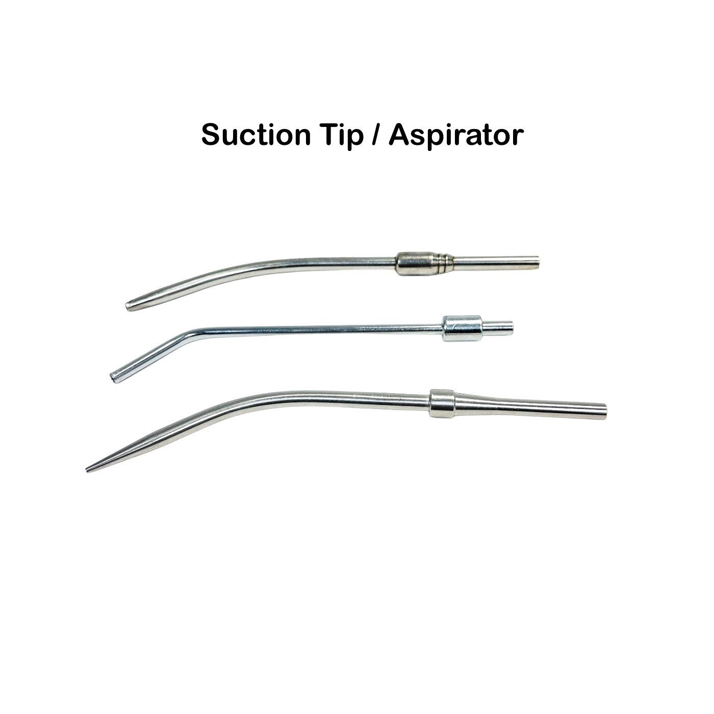 Surgical Suction Tip / Aspirator Lot of 3 Instrument