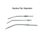 Surgical Suction Tip / Aspirator Lot of 3 Instrument