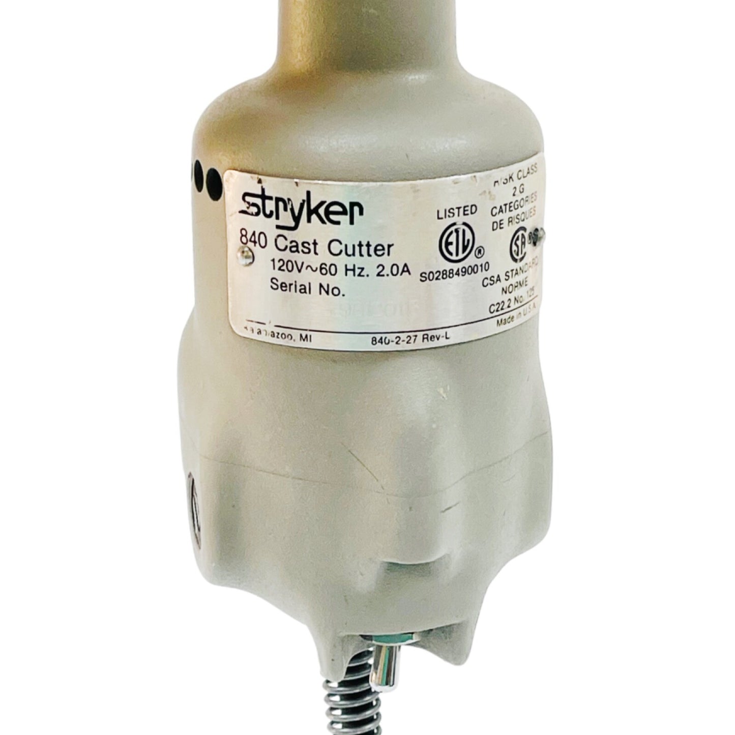 Stryker REF 840 Cast Cutter