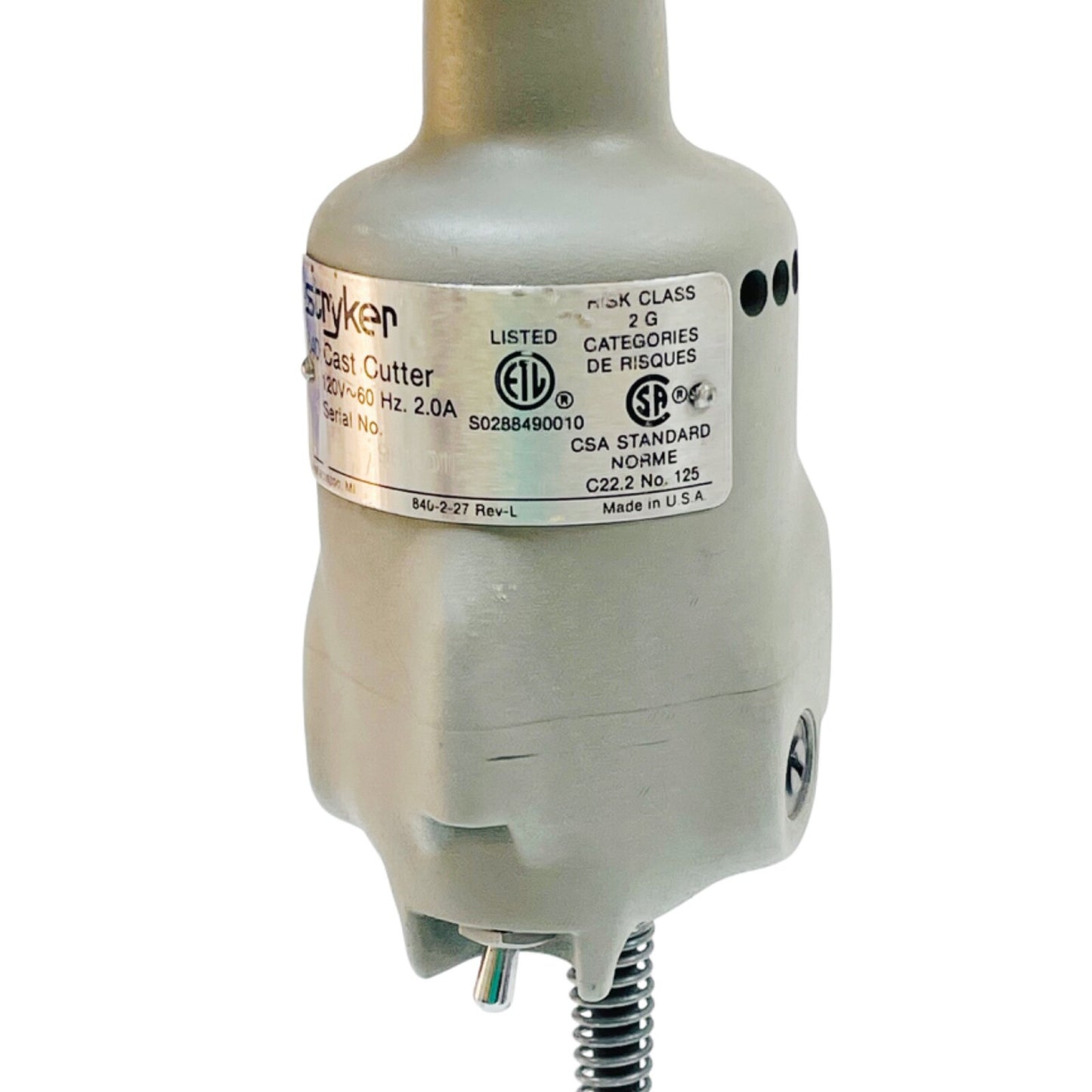 Stryker REF 840 Cast Cutter